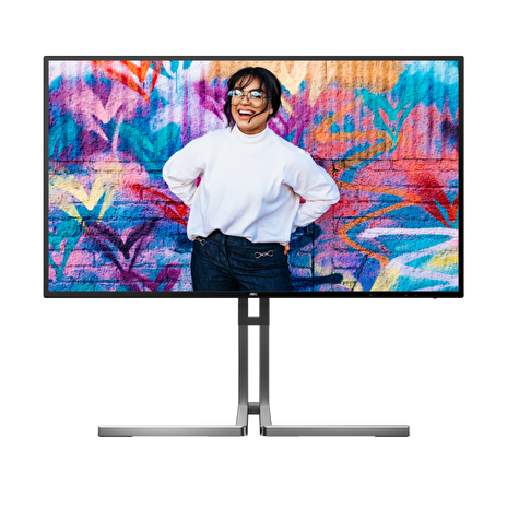 AOC LCD U27U3CV 27" Nano IPS 4K/3840x2160@60Hz/4ms/350cd/2xHDMI/DP/4xUSB/USB-C/RJ45/Repro/Pivot/HAS/VESA
