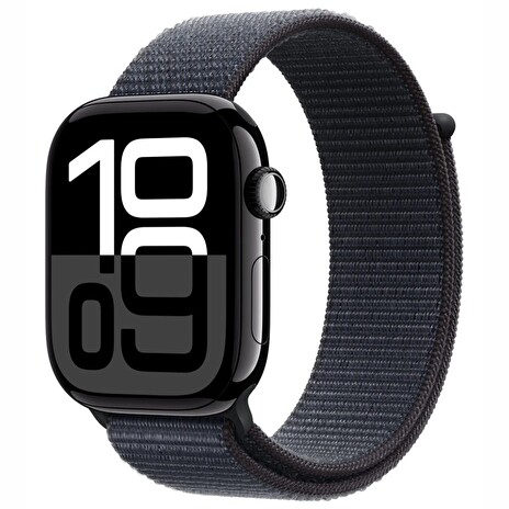 Apple Watch S10/46mm/Jet Black/Sport Band/Ink