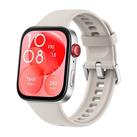 Huawei Watch Fit 3/Silver/Sport Band/White