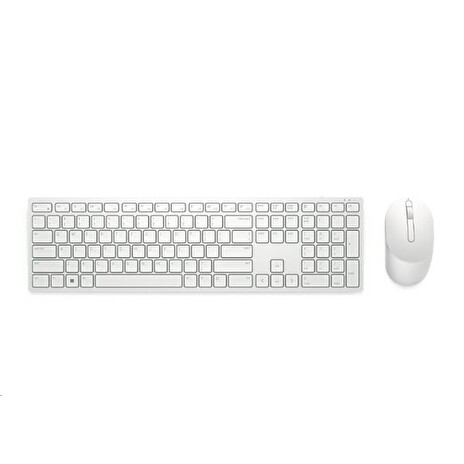 Dell Pro Wireless Keyboard and Mouse - KM5221W - Czech/Slovak (QWERTZ) - White