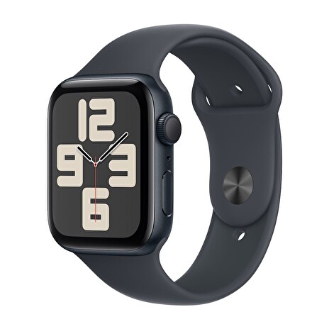 Apple Watch SE/44mm/Midnight/Sport Band/Midnight/-S/M