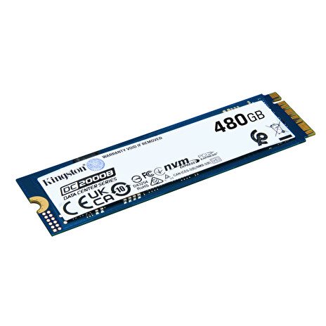 Kingston SSD DC2000B 480GB M.2 PCIe 4.0 NVMe x4 2280 (čtení/zápis: 7000/800MBs)