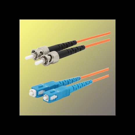 Optický patchkabel duplex ST-SC, 50/125 um MM, 1 m