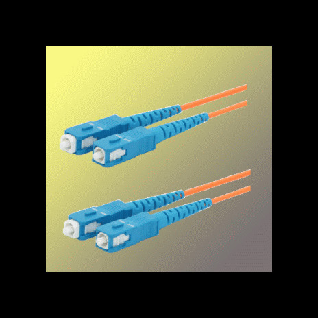 Optický patchkabel duplex SC-SC 62,5/125µm MM,1m