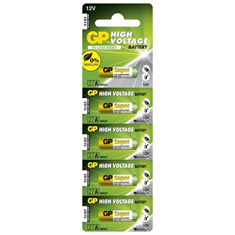 Alkalická Baterie GP 5x 27A