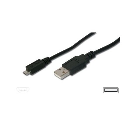 PremiumCord Kabel micro USB, A-B 1m