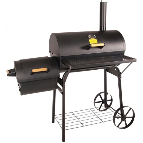 G21 gril na dřevěné uhlí BBQ big s udírnou/ grilovací plocha 2360 cm2