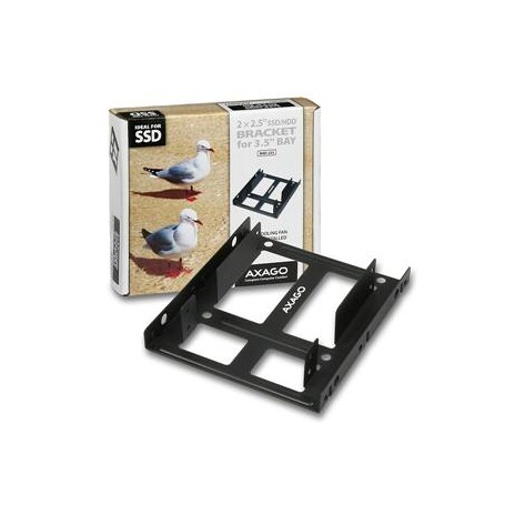 AXAGON - RHD-225 redukce pro 2x 2,5" HDD do 3,5" pozice