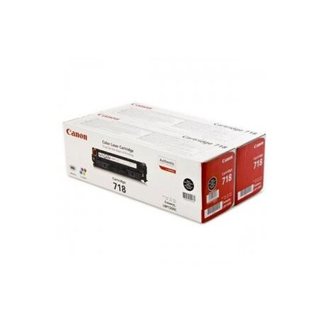 Canon toner CRG-718BK, černy - 2 pack