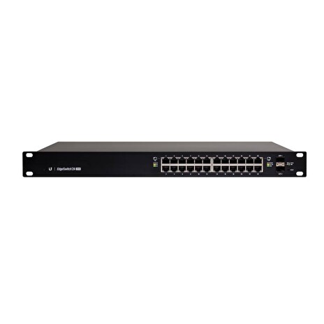 UBNT EdgeSwitch ES-24-250W 4P 24x 10/100/1000 PoE+, 2x Combo, 250W, 802.3at/af nebo Pasivní PoE, L3