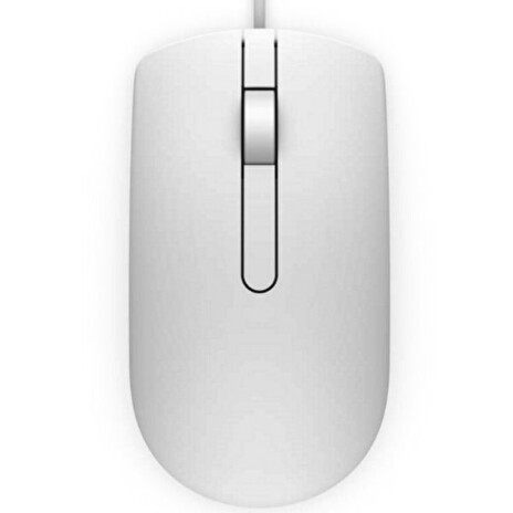 DELL MS116/ myš/ optická/ 2 tlačítka + rolovací/ USB/ bílá