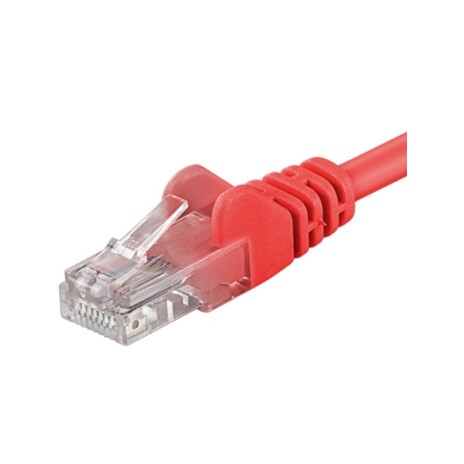 PremiumCord Patch kabel UTP RJ45-RJ45 CAT6 2m červená