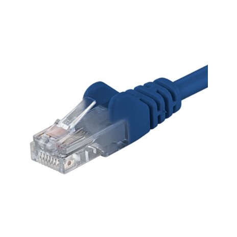 PremiumCord Patch kabel UTP RJ45-RJ45 level 5e 3m modrá