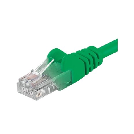 PremiumCord Patch kabel UTP RJ45-RJ45 CAT6 1m zelená