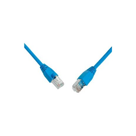 SOLARIX patch kabel CAT6 SFTP PVC 3m modrý snag-proof