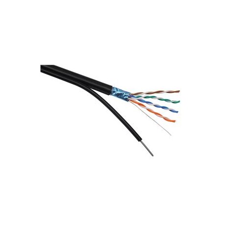 Instalační kabel Solarix CAT5E FTP PE Fca samonosný 305m/cívka SXKD-5E-FTP-PE-SAM