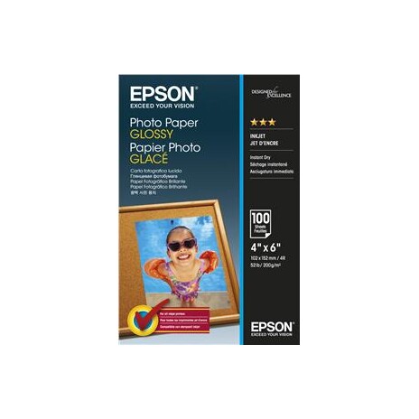 EPSON Photo Paper Glossy 10x15cm 100 listů