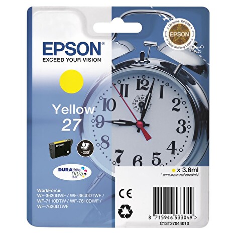 EPSON cartridge T2704 yellow (budík)