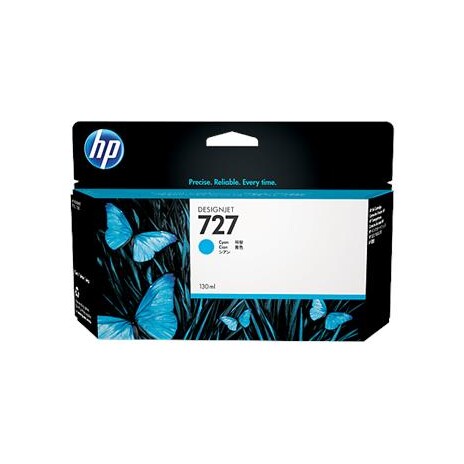 HP no 727 - azurová ink.kazeta velká, B3P19A