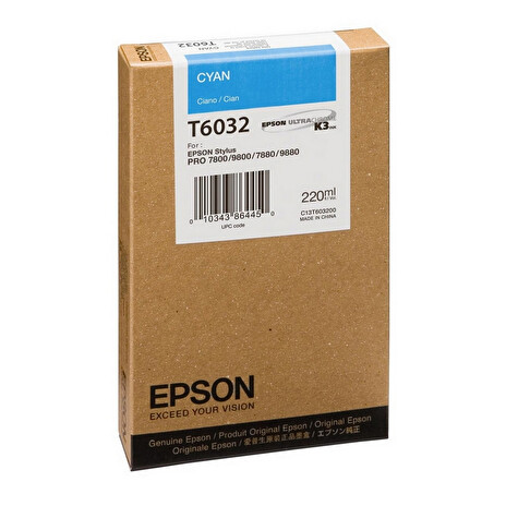 EPSON ink bar Stylus Pro 7800/7880/9800/9880 - cyan (220ml)