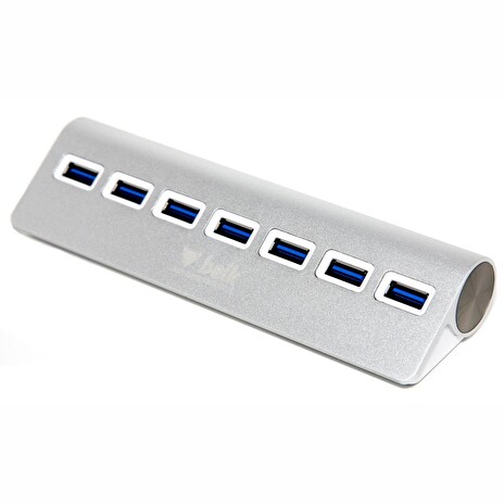 Beik sedmiportový USB 3.0 rozbočovač / hub - hliníkové provedení