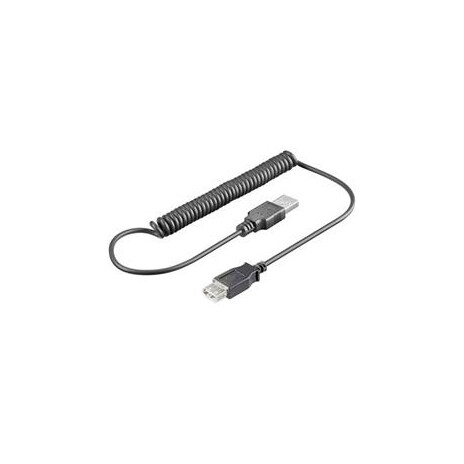 PremiumCord USB 2.0 kabel prodlužovací kroucený, A-A, 50cm až 150cm