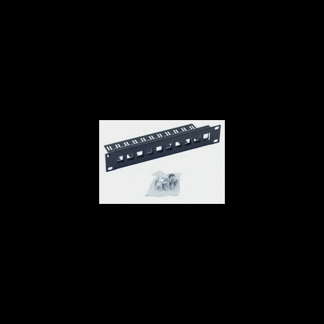 Patch panel 10" 10portů MODULÁRNÍ 1U
