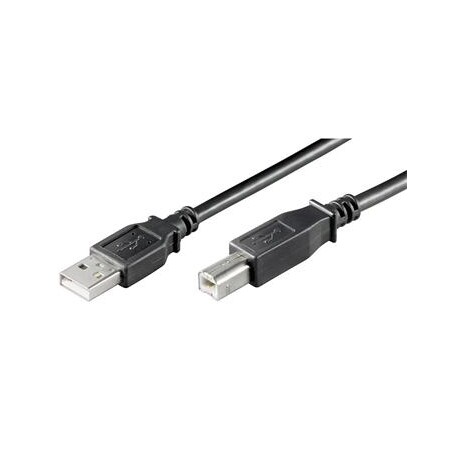 PremiumCord Kabel USB 2.0, A-B, 2m, černý