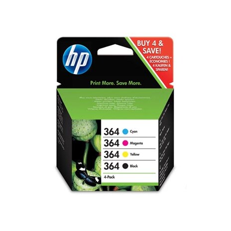HP Ink Cartridge 364/CMYK/300/250 stran/4-pack