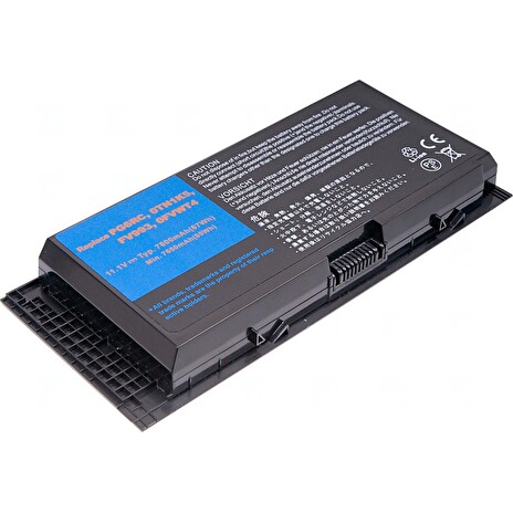 Baterie T6 power Dell Precision M6700, M6800, M4800, 7800mAh, 87Wh, 9cell