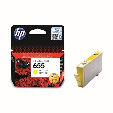 Inkoust HP Ink No 655 žlutá, CZ112AE