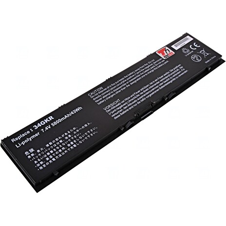 Baterie T6 Power Dell Latitude E7440, Latitude E7450, 5800mAh, 43Wh, 4cell, Li-pol