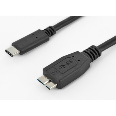 Kabel USB 3.1 konektor C/male - USB 3.0 konektor Micro-B/male ,0,6m