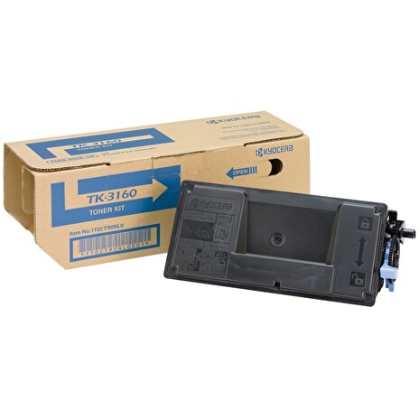 Kyocera toner TK-3160/ ECOSYS P3145/50/55/60/M3145/3645dn/3860/ 12 500 stran/ černý
