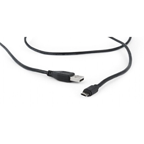 Gembird kabel USB 2.0 A (M) -> Micro-B USB 2.0 (M), pozlacené konektory, 1.8m