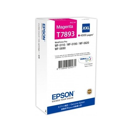 EPSON Ink bar WorkForce-5xxx Series Ink Cartridge XXL Magenta - 34,2ml