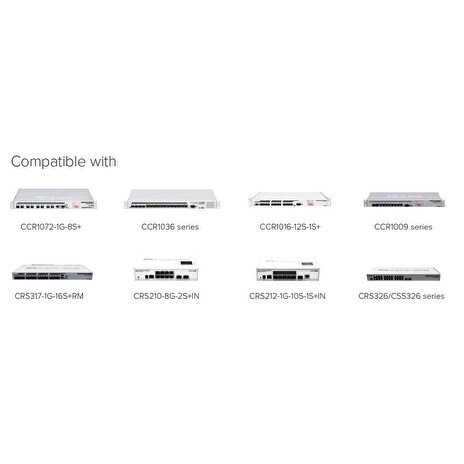 MikroTik S+RJ10 - RJ45 SFP+ metalický modul 10/100/1000M/2.5G/5G/10G