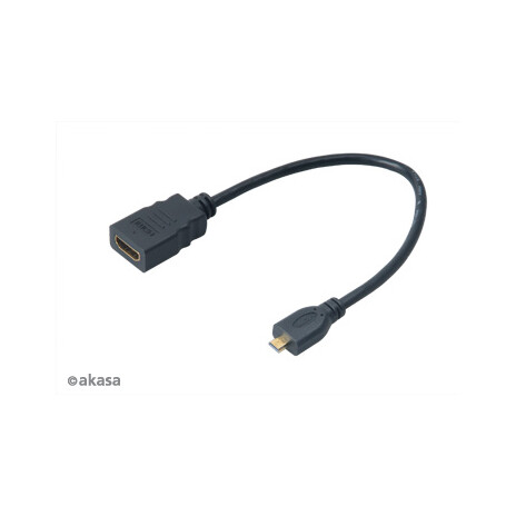 AKASA - HDMI na mikro HDMI adaptér - 25 cm