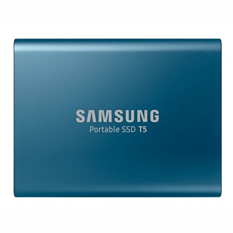 Samsung externí SSD 500GB T5 USB 3.1 Gen2 (přenosová rychlost až 540MB/s) svůdná modrá