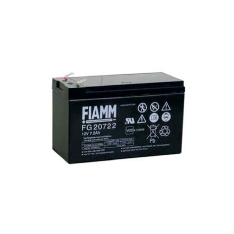 Fiamm olověná baterie FG20722 12V/7,2Ah Faston 6,3