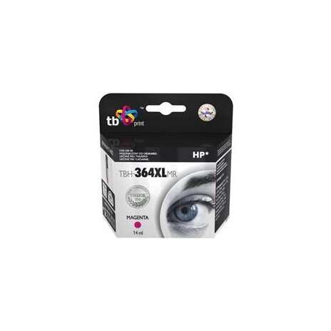 Ink. kazeta TB kompat. s HP CB324EE (No.364), TBH-364XLMR, Magenta
