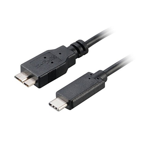 AKASA - USB 3.1 typ C na mikro B adaptér - 100 cm