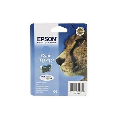 Inkoust Epson T0712 cyan DURABrite | Stylus D78/92/120/DX4000/4050/4400/4450/500