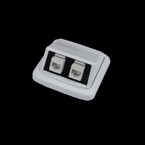 Dvojzásuvka ABB TANGO 2xRJ45 Cat5e UTP bílá