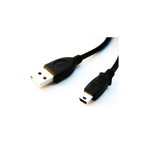 GEMBIRD Kabel USB 2.0 A-Mini B (5pin) propojovací, zlacené kontakty, 1,8m, černý