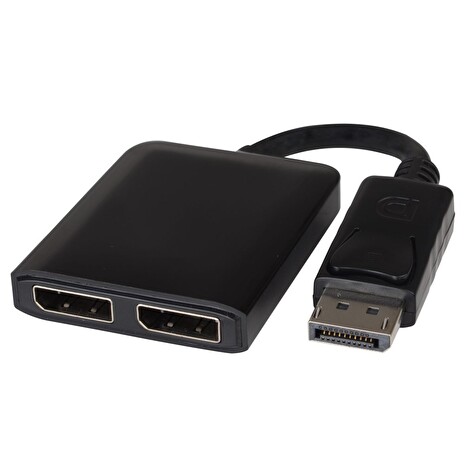 Adaptér DisplayPort - 2x DisplayPort , rozšíření + zrcadlení obrazu, 4K*2K@30Hz