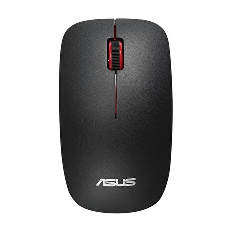 ASUS WT300/Cestovní/Optická/1 600 DPI/Bezdrátová USB/Černá-červená
