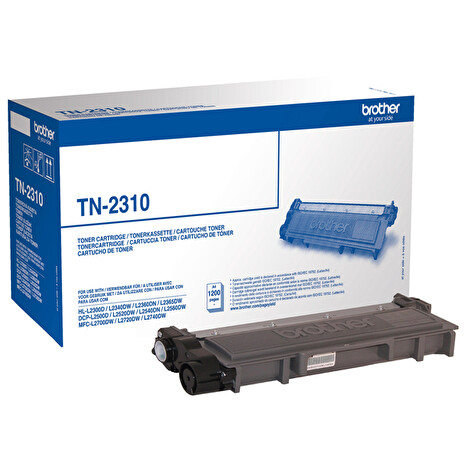 Toner Brother TN2310 | 1200 pgs | HL-L2360DN/2340DW/DCP-L 2520DW/L-2300D/L-2365