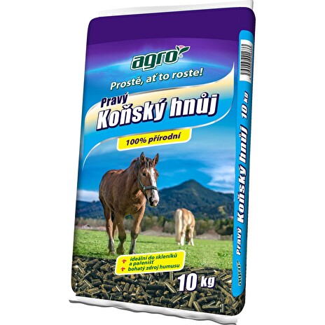Hnojivo Agro Pravý koňský hnůj 10 kg