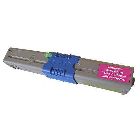 Toner 44469705 kompatibilní purpurový pro OKI C310, C330, C510, C511, C531, MC351, MC352, MC561, MC562 (2000str./5%)